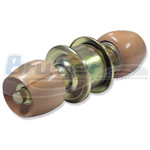 Cerradura pomo madera claro LL/B dorada Cerradura pomo madera claro LL/B dorada