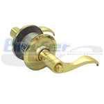 Cerradura de manilla metálica acero inox.