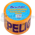 Cinta seguridad no pase 100mt amarilla