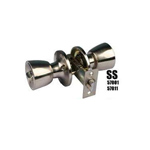 Cerradura de entrada con llave pomo tulip acero inox. SS
