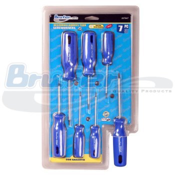 Destornilladores torx en juego de 7 piezas