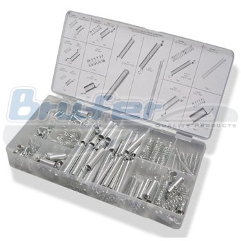 Kit resortes extensibles y de compresión 200 piezas