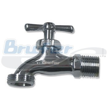 Llave para manguera metal cromado