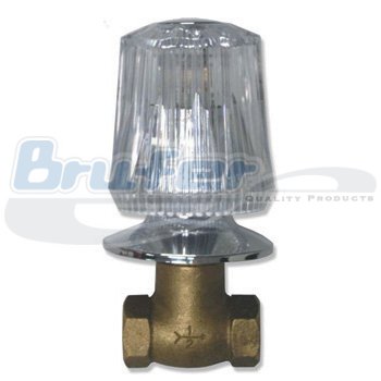 Llave para ducha individual pomo acrílico