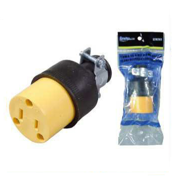Toma 15 amp goma nylon (U352S)