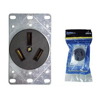 Toma trifásica 3x50 amp 250V para embutir
