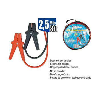 Cable auxiliar de batería de 2.5 metros