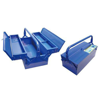 Caja de herramientas metálica de 3 compartimientos
